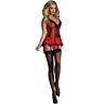 Sexy Lingerie Set Livco Corsetti Rot 90130