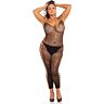 Animal Crotchless Bodystocking Mesh - schwarz