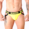 Jockstrap MACHO MX25A Gelb mit freiem Rücken