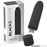 Bullet Vibrator BLACK&SILVER GERI 10 x 2,2 cm