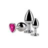 Analplug Set S Pleasures Metal LIA
