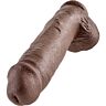 Realistischer Penis König Braun 28cm