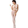 Bodystocking PASSION BS048 mit Schrittöffnung und Spitze