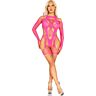 Sets mit Liguero Leg Avenue Garter Harness in Neon Pink