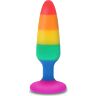 Plug Anal PRIDE Twink LGBT Flag 8,5 cm für stilvollen Genuss