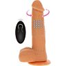 Dildo Vibrator Get Real mit rotierenden Perlen