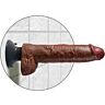 King Cock Vibrator-Dildo mit formbarem Schaft