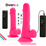 Realistischer Dildo DIVERSIA 20.5 CM mit Vibration