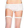 Tanga Leg Avenue Lace Ruffle mit Rüschen und Spitze
