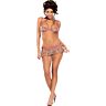 Lingerie Lipstick Jungle BH/Falda Leo 4XL