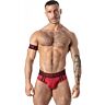 LOCKER GEAR Sport Mesh Jock Brief – roter Herren-Jockstrap S