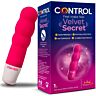 Mini-Vibrator CONTROL Velvet Secret Dreikugel