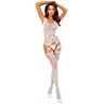 Bodystocking PASSION WOMAN BODYSTOCKINGS BS120 mit floralem Design