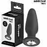 Anal Plug Addicted Toys mit Juwel 8,8 cm für stilvolle Stimulation