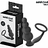Analplug Addicted Toys Modell 5 mit Hodenring für tiefere Stimulation