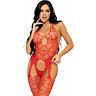 Bodystocking Leg Avenue mit Herzdesign und ohne Nähte