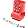 Bondage OHMAMA FETISH Rote Handschellen mit Druckverschluss