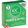 Kondome Exs Ribbed & Dotted – Strukturiert für mehr Genuss