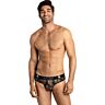 Slips ANAIS MEN POWER SLIP L mit Rosen und Totenkopf Muster
