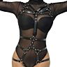 Body Harness SUBBLIME FETISH mit verstellbaren Riemen