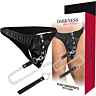 BDSM Tanga DARKNESS mit Kette und veganem Leder