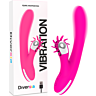 Vibrator DIVERSIA BUNNY VIBRIEREND 24 CM mit starker Klitorisstimulation