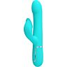 Rabbit Vibrator PRETTY LOVE mit Perlen und Doppelmotor
