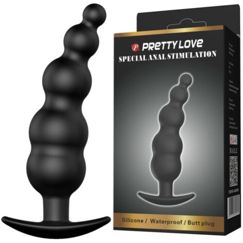 Analplug PRETTY LOVE BOTTOM 11,8 CM mit einfachem Griff