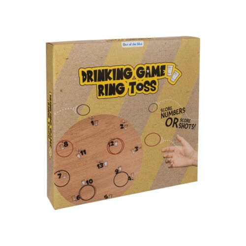 Ringwurfspiel Out Of The Blue mit Schnapsgläsern und Auren