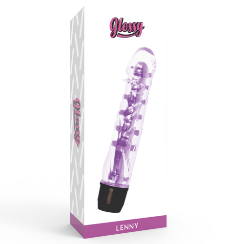 Vibrador GLOSSY Lenny mit ergonomischer Form und mehreren Geschwindigkeiten