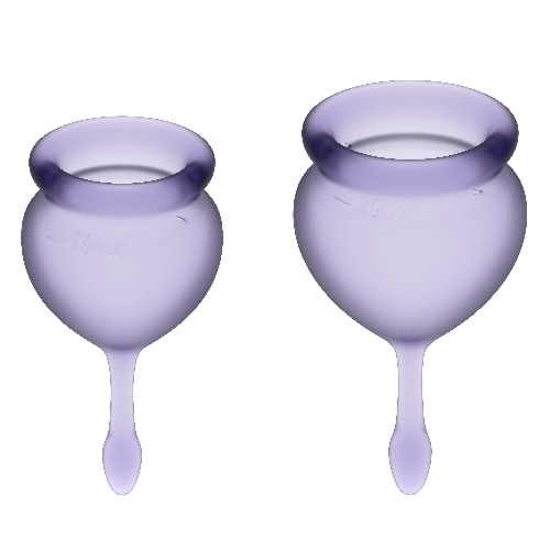 Menstruationstasse SATISFYER Feel Good Kit mit 15 und 20 ml