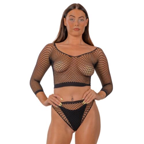 Lingerie Set Lace by LJ mit provokantem Netzdesign