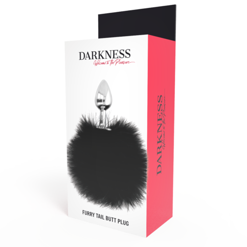 Buttplug anal DARKNESS mit Schwanz 7 cm für aufregendes Spiel