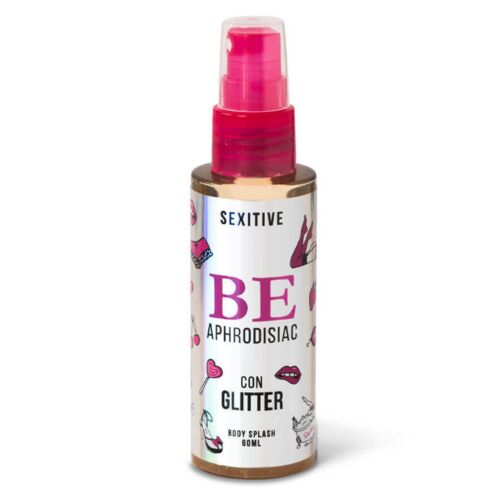 Be Body Splash SEXITIVE mit Glitzer und Feromonen