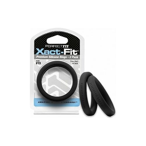 Ringe Xact-Fit - Doppelpack - Schwarz