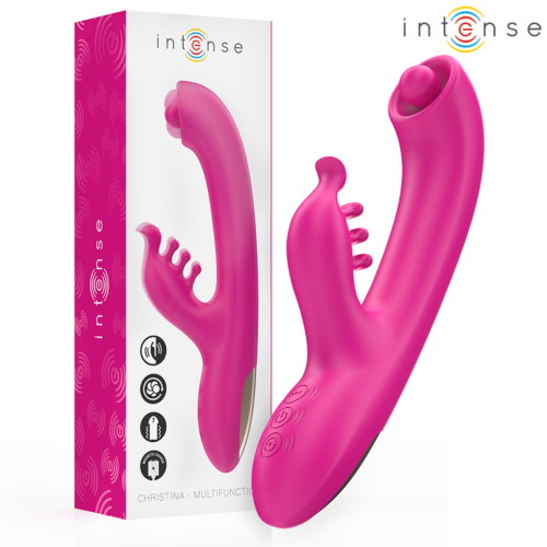 Vibrator INTENSE CHRISTINA Multifunktional mit 3 Motoren