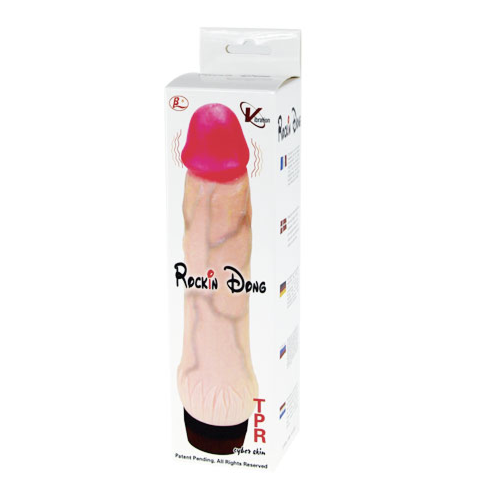 Realistischer Vibrator BAILE Rockin Dong mit flexiblem Schaft
