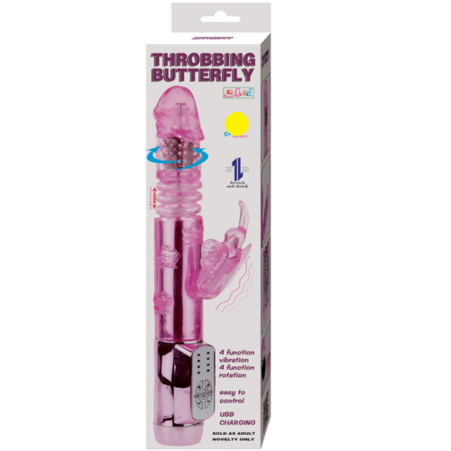 Vibratoren BAILE Rabbit Throbbing Butterfly mit doppelter Rotation
