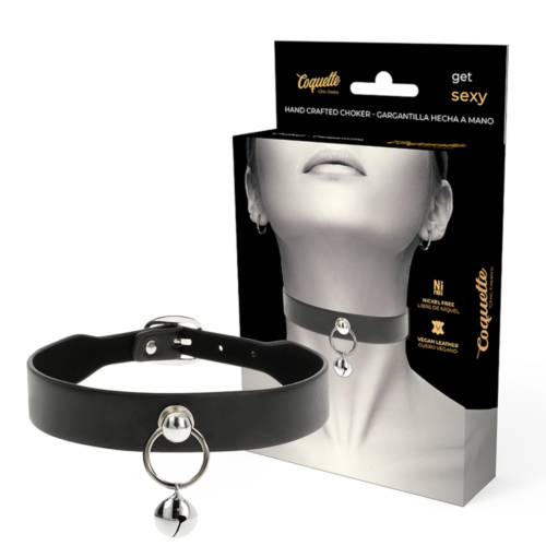Fetischhalsband COQUETTE ACCESSORIES Chic Desire aus veganem Leder