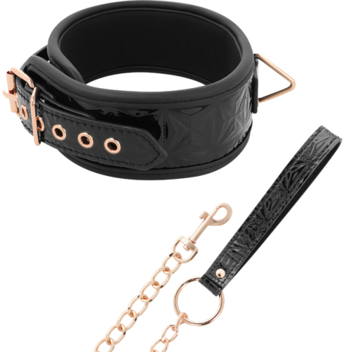 Bondage Zubehör BEGME BLACK EDITION Halsband mit Neopren