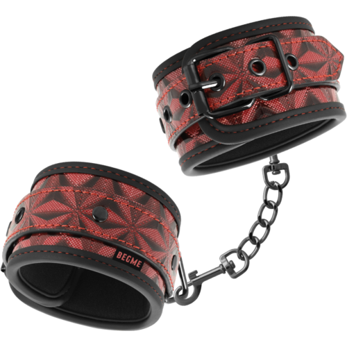 Handschellen BEGME RED EDITION mit Neoprenpolsterung