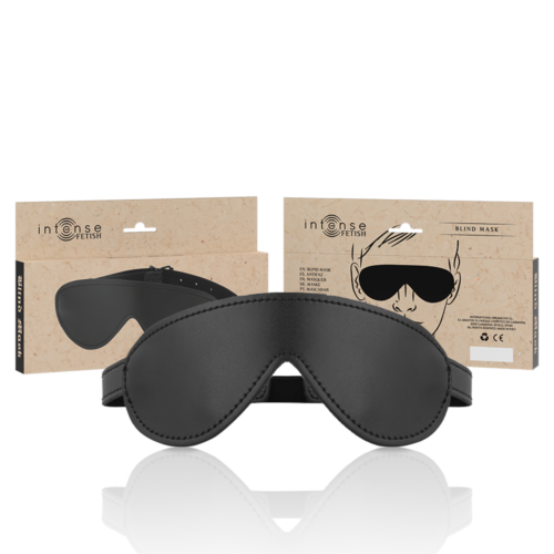 Antifaz INTENSE FETISH aus veganem Leder für entspannte Nächte