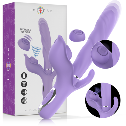 Vibrator INTENSE BILLIE mit Sauger und 10 Modi