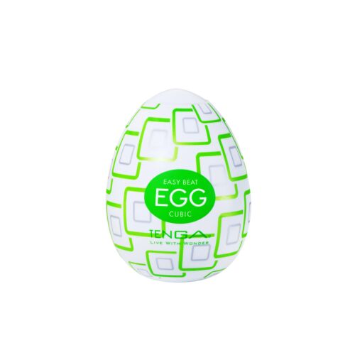 Masturbator Tenga EGG CUBIC mit erhabenen Texturen
