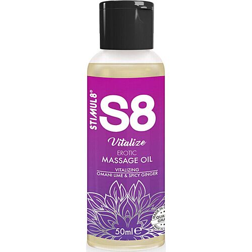 STIMUL8 S8 Vitalize Massageöl Limette 50 ml