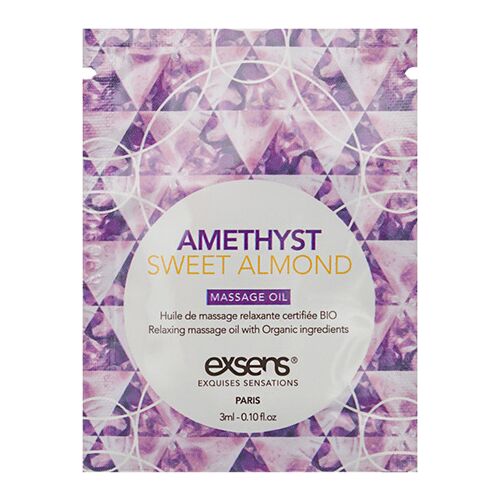 Massageöl Exsens Amethyst Sweet Almond 3 ml Probe