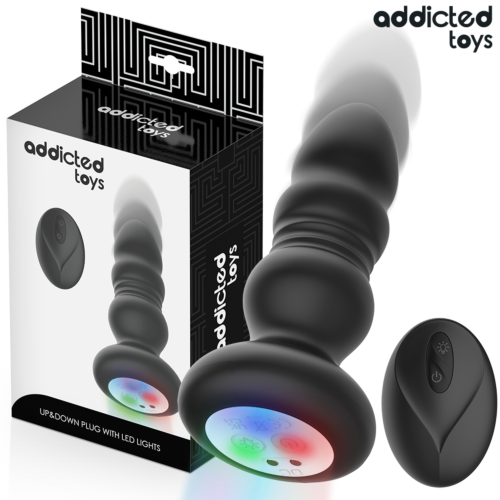 Anal Vibrator Plug von Addicted Toys mit Fernbedienung und LED