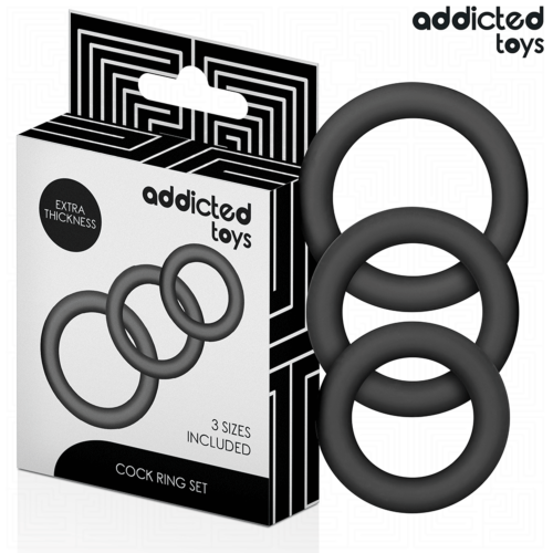 Anpassbare Ringe Set Addicted Toys Modell 1 für intensivere Lust
