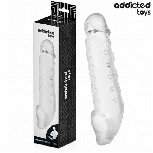 Penis Hülle ADDICTED TOYS Transparent Grösse S 23 cm