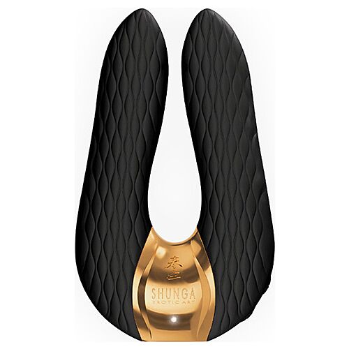 Vibrator Shunga AIKO Black – Elegante Druckmassage
